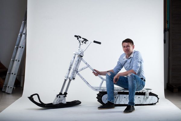 Electrik snowbike_white_5