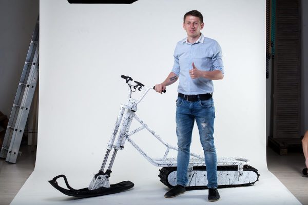 Electrik snowbike_white_6