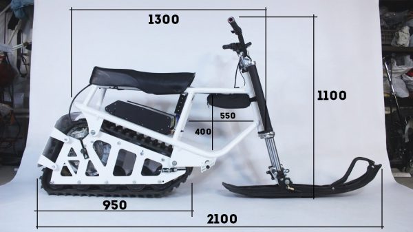 Size_electric snowscooter 3 kW