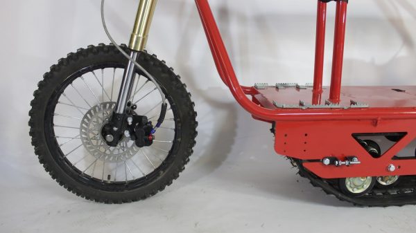 Электрический вездеход_сноубайк_electric atv_tracked vehicle_snowbike_4