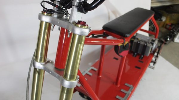 Электрический вездеход_сноубайк_electric atv_tracked vehicle_snowbike_7