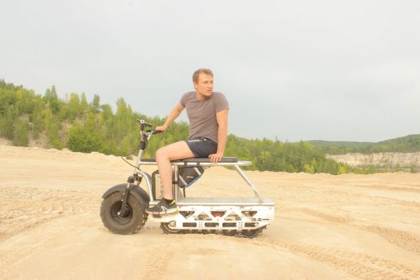 Электро вездеход_электро снегоход_сноубайк_самоделка_3