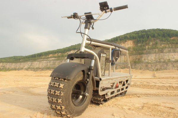 Электро вездеход_электро снегоход_сноубайк_самоделка_6