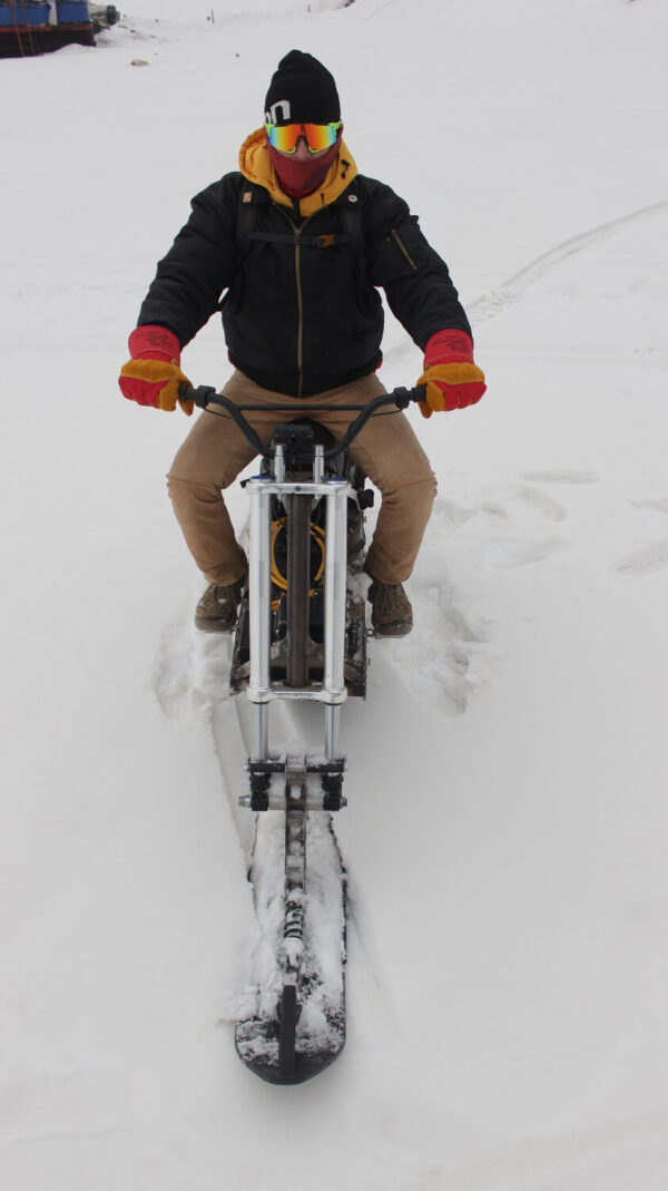 Электрический снегоход_электро сноубайк_сноускутер_электро собака_электро буксировщик_11