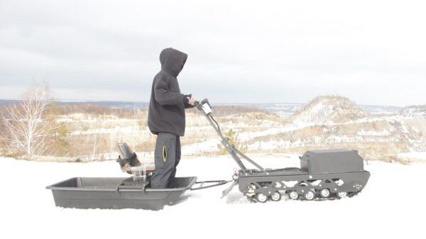 Электро буксировщик_электро собака_МТТ 136_мотособака_мото собака_мото буксировщик_Sniejik Monotrack_9