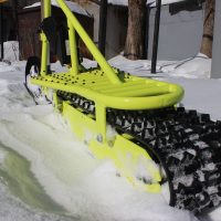 electric snowbike yellow_3